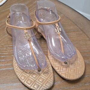 Tory Burch Quilted Marion Sandals, Size 9